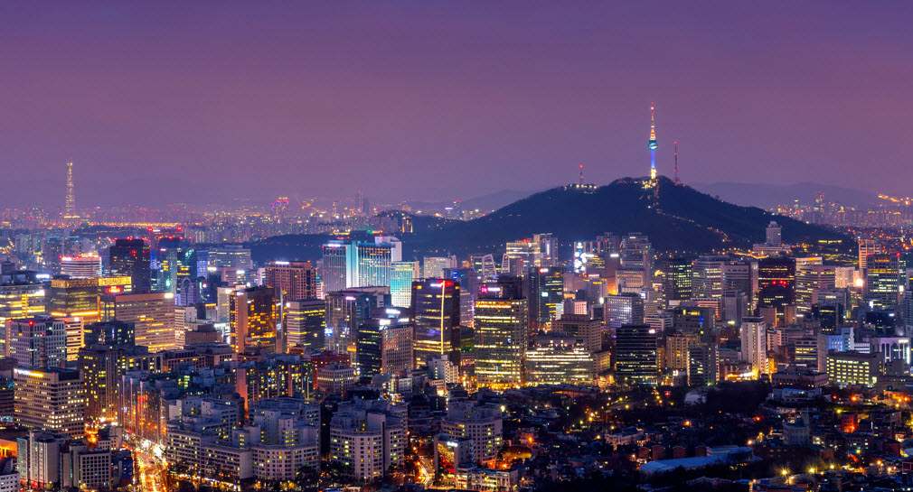 Seoul skyline South Korea